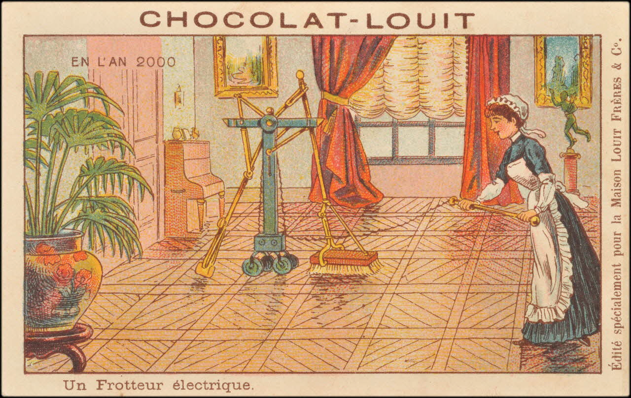 Baster & Vieillemard carte réclame chromo Paris 1895-1905 1995.1.3851.8 Photo