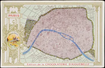 Edition de la Chocolaterie d'Aiguebelle carte réclame chromo 1900 1995.1.3907.1 Photo