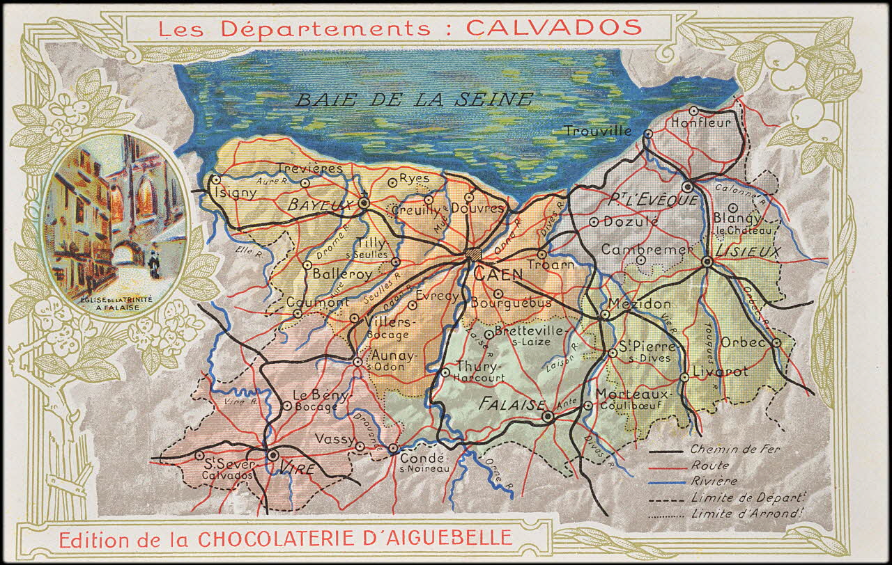 Edition de la Chocolaterie d'Aiguebelle carte réclame chromo 1900 1995.1.3907.15  Photo