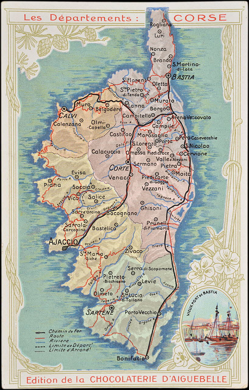 Edition de la Chocolaterie d'Aiguebelle carte réclame chromo 1900 1995.1.3907.21 Photo