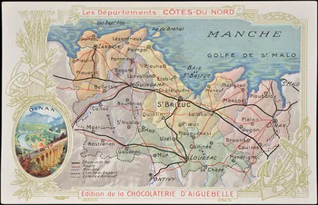 Edition de la Chocolaterie d'Aiguebelle carte réclame chromo 1900 1995.1.3907.23 Photo