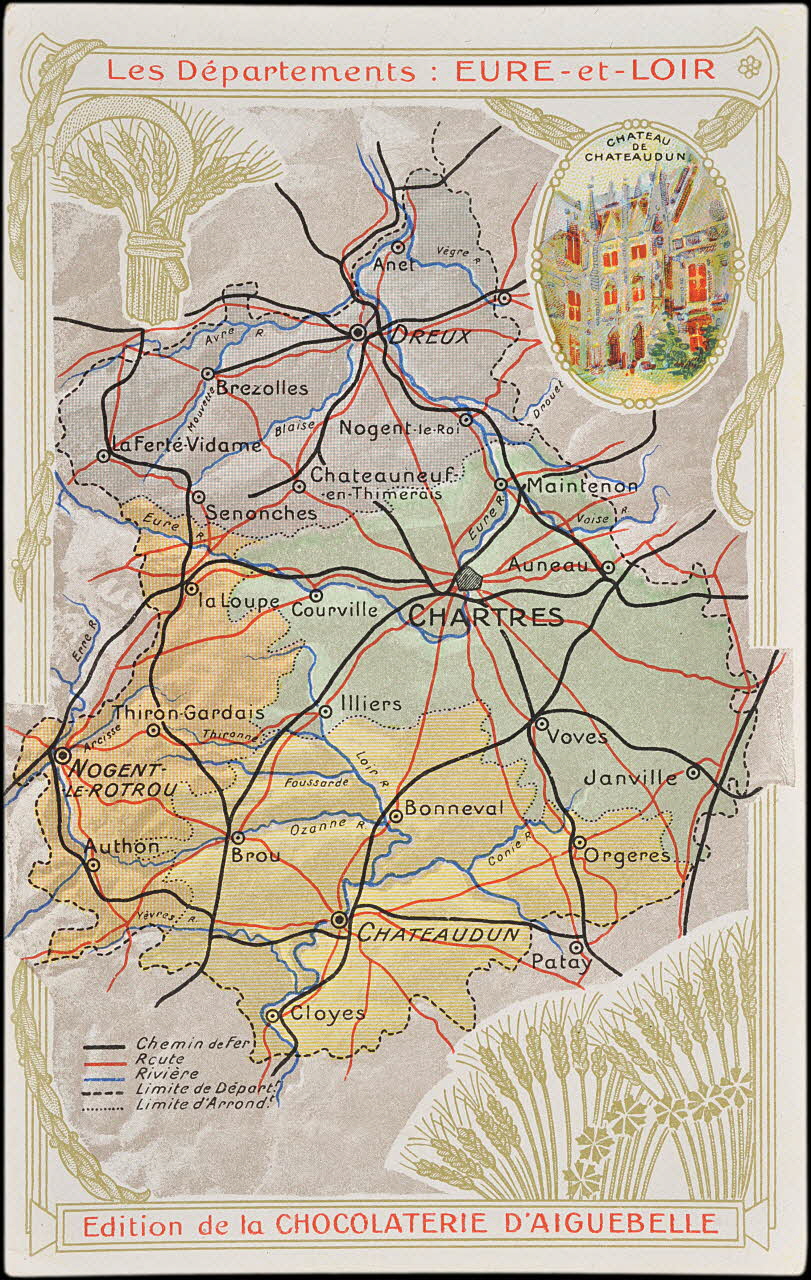 Edition de la Chocolaterie d'Aiguebelle carte réclame chromo 1900 1995.1.3907.29 Photo