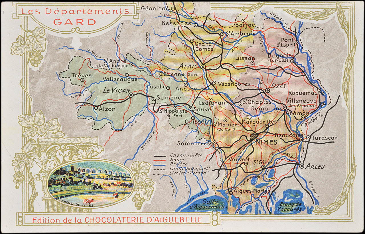 Edition de la Chocolaterie d'Aiguebelle carte réclame chromo 1900 1995.1.3907.31 Photo