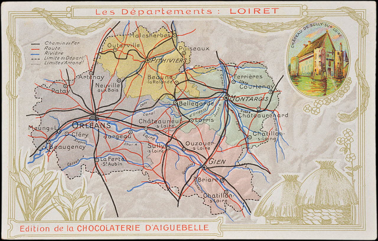 Edition de la Chocolaterie d'Aiguebelle carte réclame chromo 1900 1995.1.3907.46 Photo