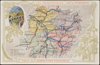 Edition de la Chocolaterie d'Aiguebelle carte réclame chromo 1900 1995.1.3907.48 Photo