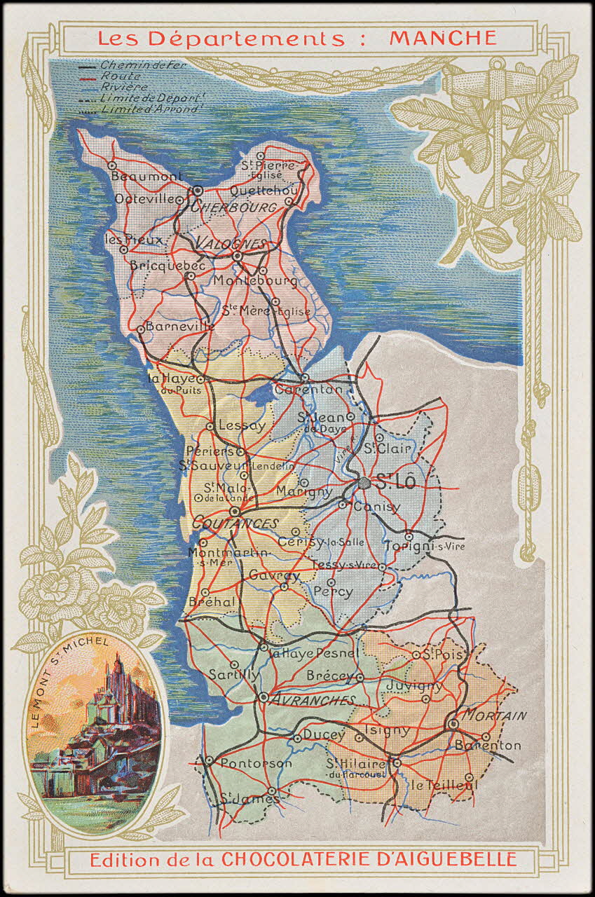 Edition de la Chocolaterie d'Aiguebelle carte réclame chromo 1900 1995.1.3907.51 Photo