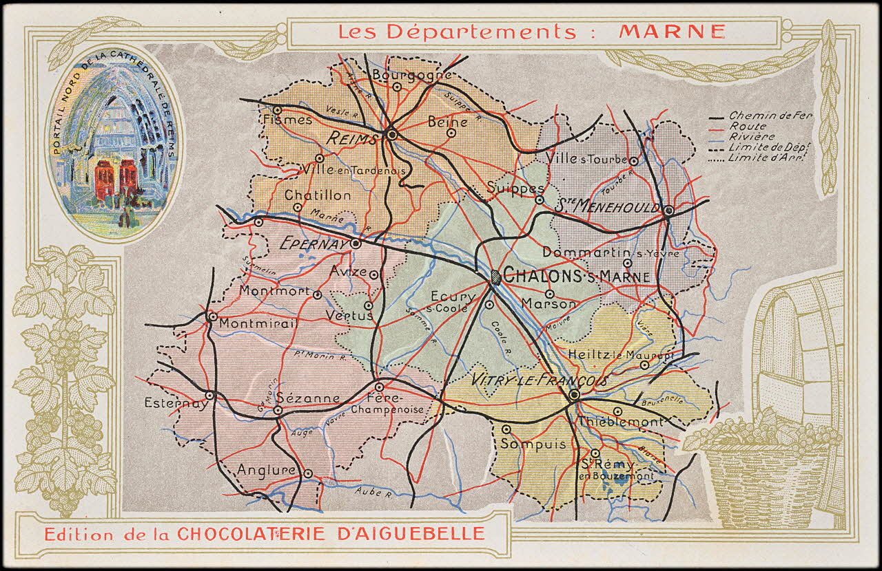 Edition de la Chocolaterie d'Aiguebelle carte réclame chromo 1900 1995.1.3907.52 Photo