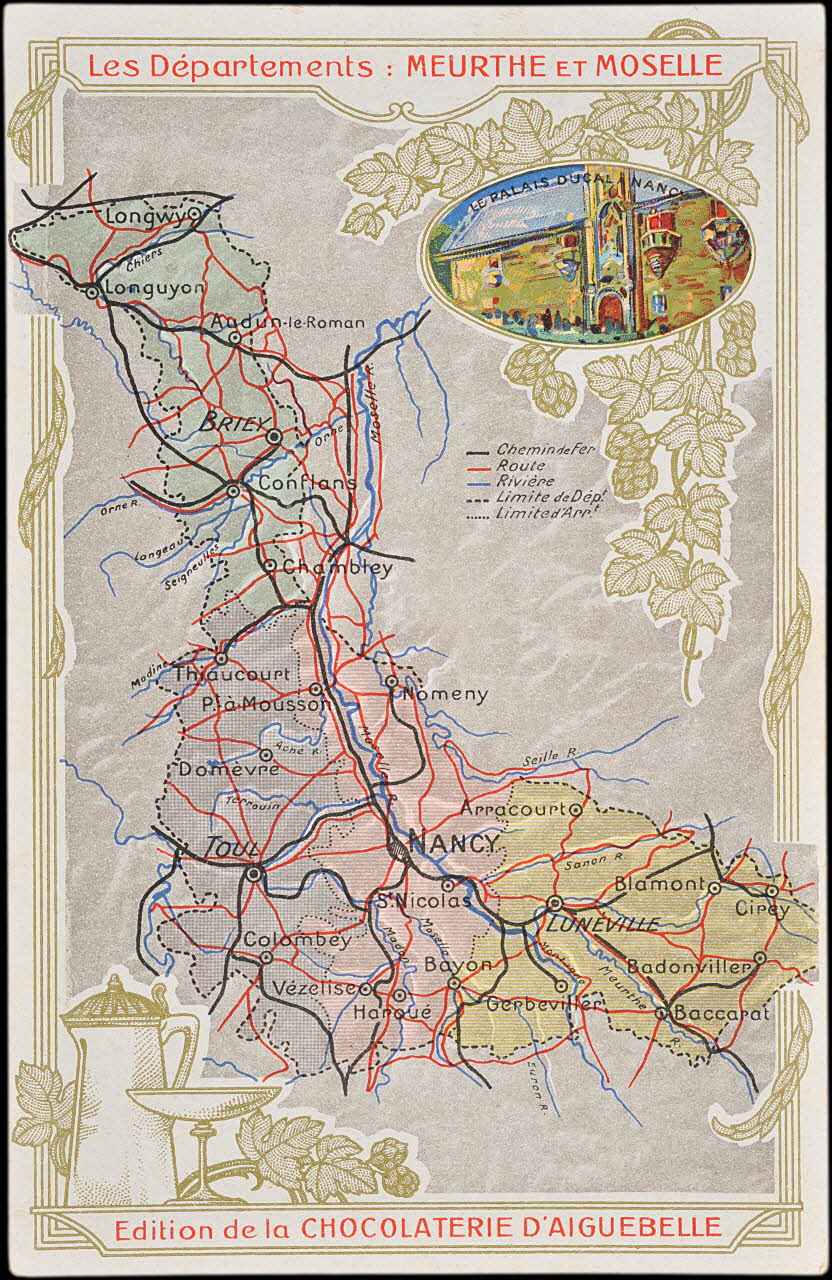 Edition de la Chocolaterie d'Aiguebelle carte réclame chromo 1900 1995.1.3907.55 Photo