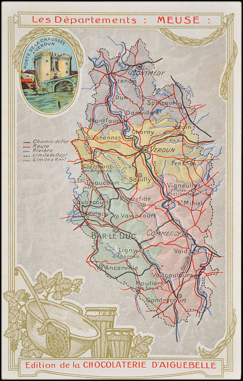 Edition de la Chocolaterie d'Aiguebelle carte réclame chromo 1900 1995.1.3907.56 Photo