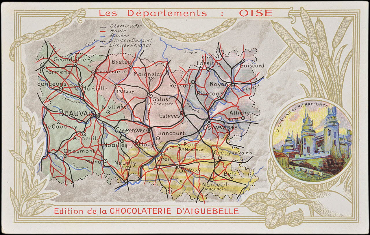 Edition de la Chocolaterie d'Aiguebelle carte réclame chromo 1900 1995.1.3907.60 Photo