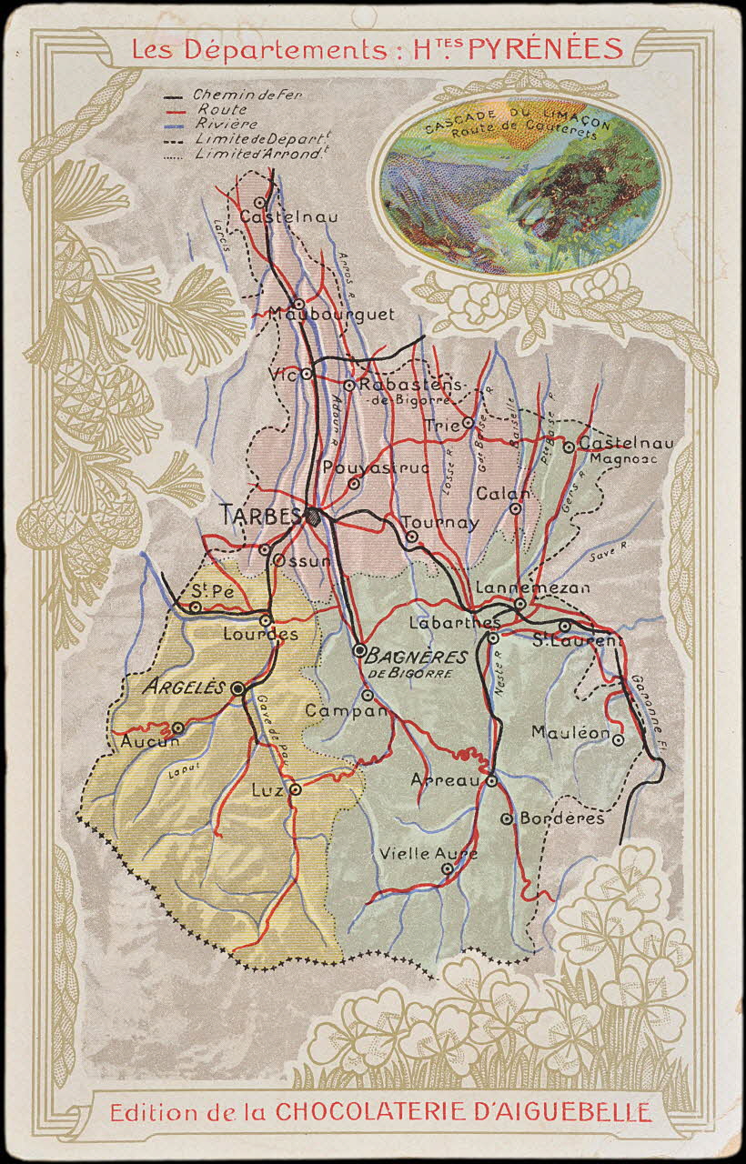 Edition de la Chocolaterie d'Aiguebelle carte réclame chromo 1900 1995.1.3907.65 Photo