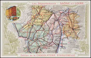 Edition de la Chocolaterie d'Aiguebelle carte réclame chromo 1900 1995.1.3907.69  Photo