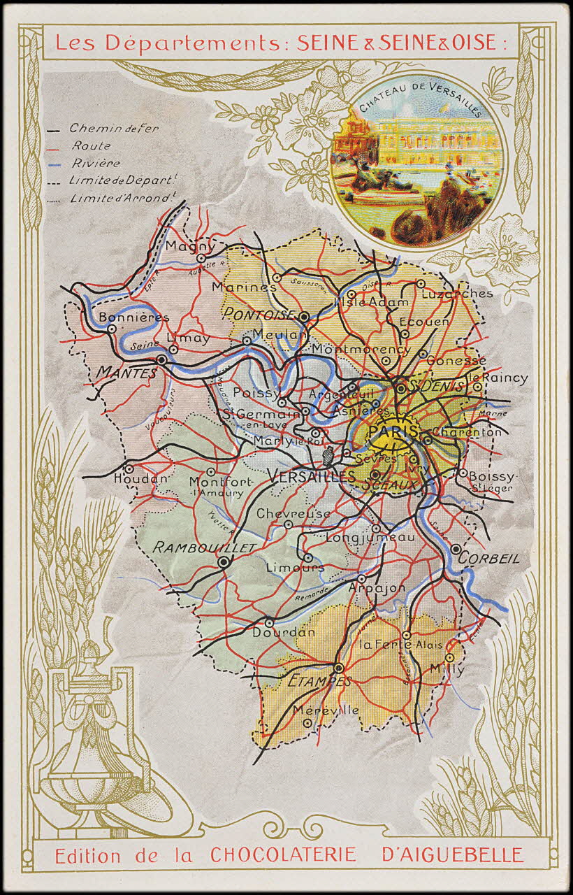 Edition de la Chocolaterie d'Aiguebelle carte réclame chromo 1900 1995.1.3907.73 Photo