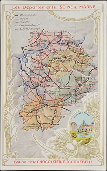 Edition de la Chocolaterie d'Aiguebelle carte réclame chromo 1900 1995.1.3907.74 Photo