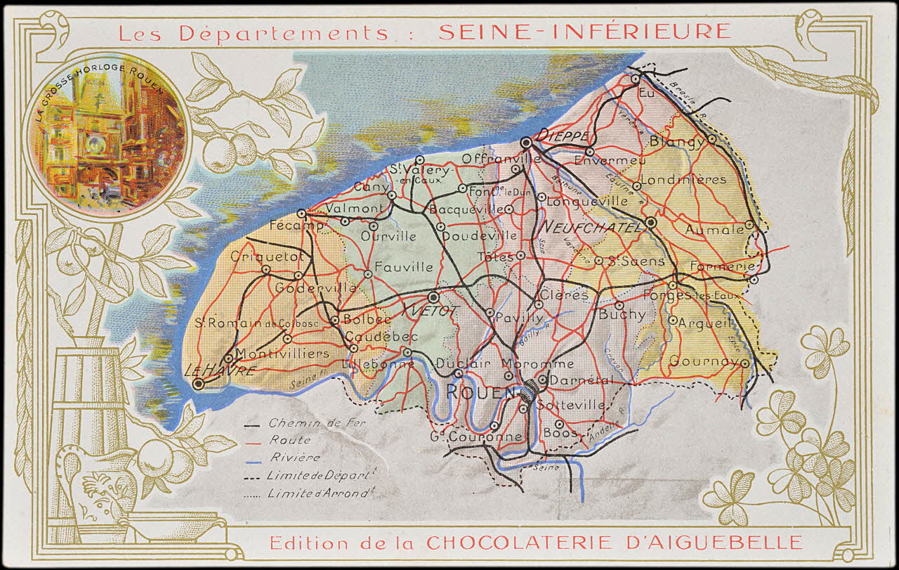 Edition de la Chocolaterie d'Aiguebelle carte réclame chromo 1900 1995.1.3907.75 Photo