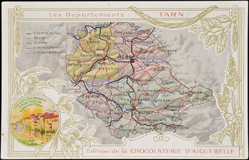 Edition de la Chocolaterie d'Aiguebelle carte réclame chromo 1900 1995.1.3907.78 Photo