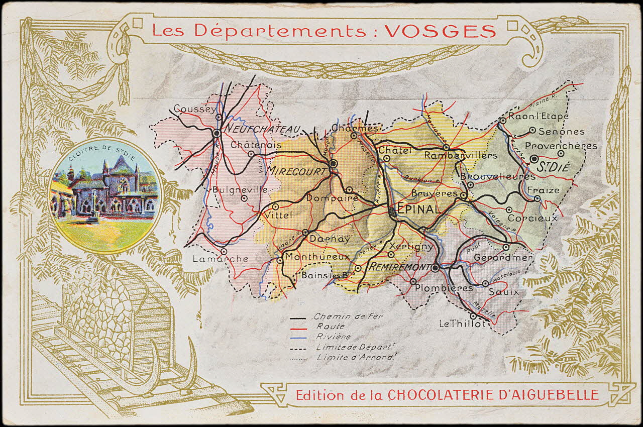 Edition de la Chocolaterie d'Aiguebelle carte réclame chromo 1900 1995.1.3907.85 Photo