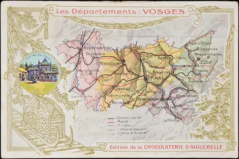 Edition de la Chocolaterie d'Aiguebelle carte réclame chromo 1900 1995.1.3907.85 Photo