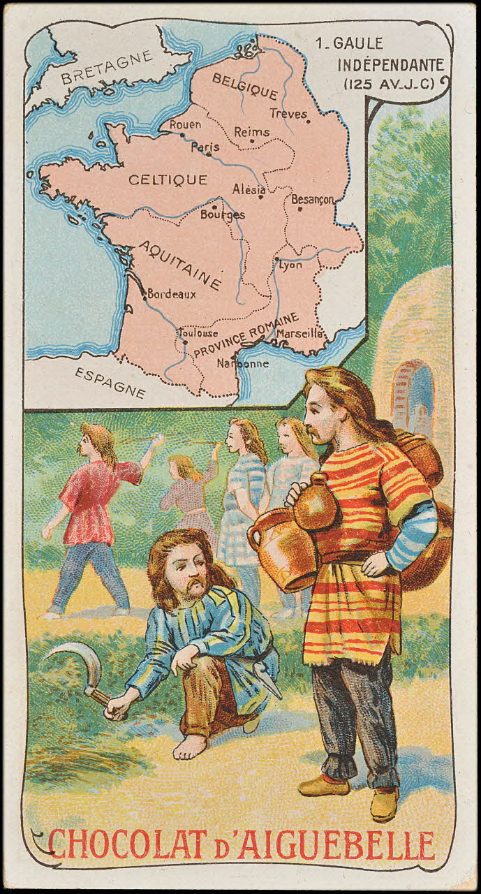 Edition de la Chocolaterie d'Aiguebelle carte réclame chromo 1900 1995.1.3909.1 Photo