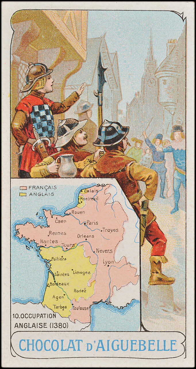 Edition de la Chocolaterie d'Aiguebelle carte réclame chromo 1900 1995.1.3909.10 Photo