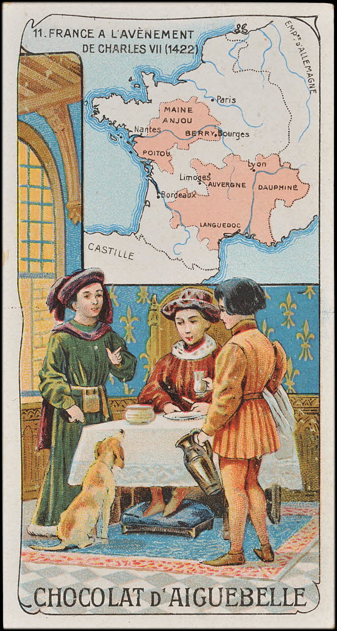 Edition de la Chocolaterie d'Aiguebelle carte réclame chromo 1900 1995.1.3909.11 Photo