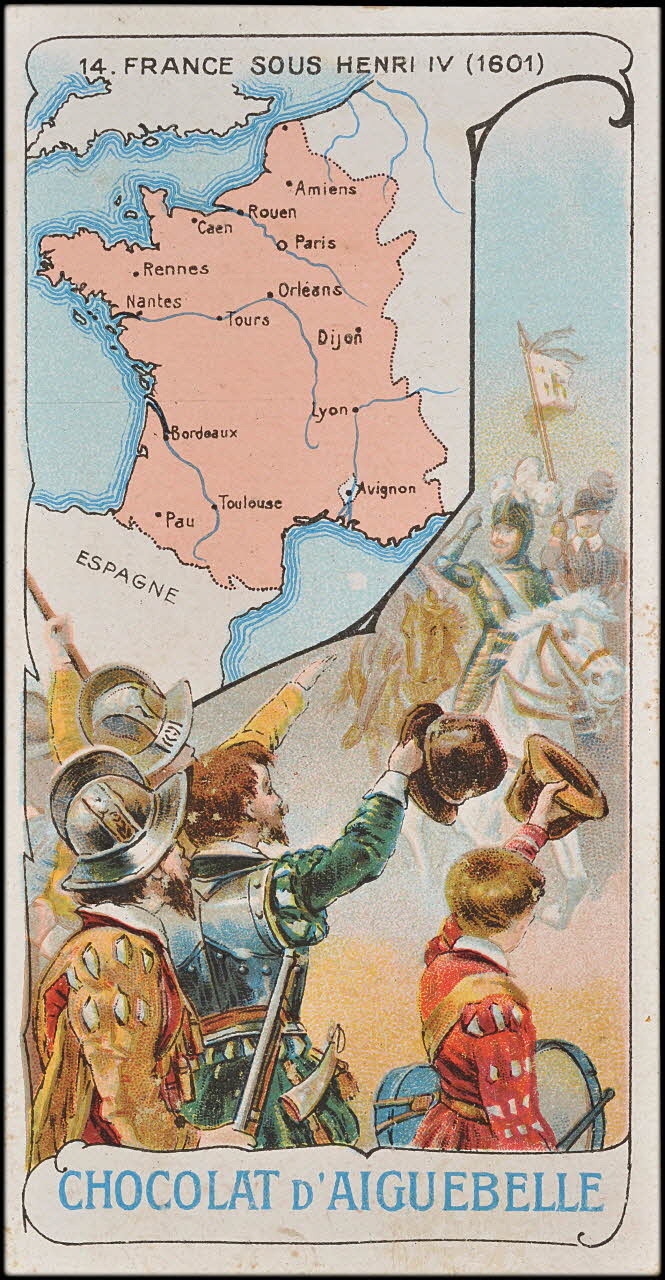 Edition de la Chocolaterie d'Aiguebelle carte réclame chromo 1900 1995.1.3909.14 Photo