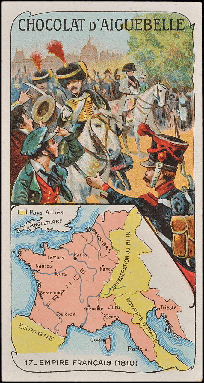 Edition de la Chocolaterie d'Aiguebelle carte réclame chromo France 1900 1995.1.3909.17 Photo