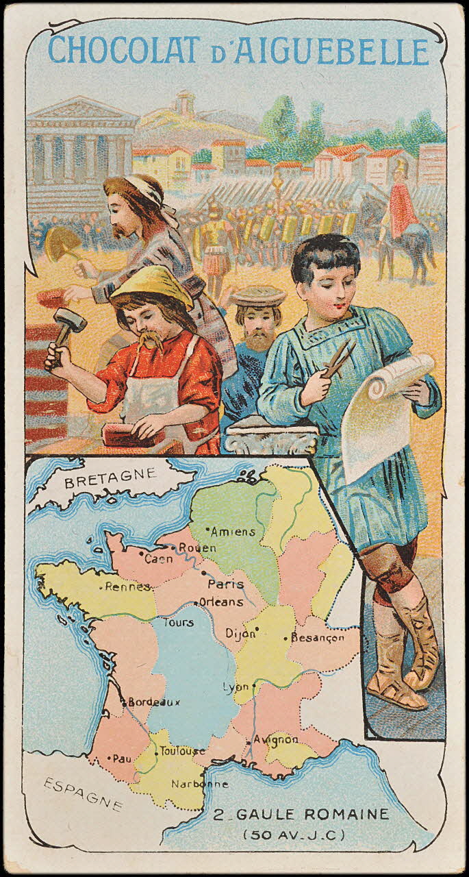 Edition de la Chocolaterie d'Aiguebelle carte réclame chromo 1900 1995.1.3909.2 Photo