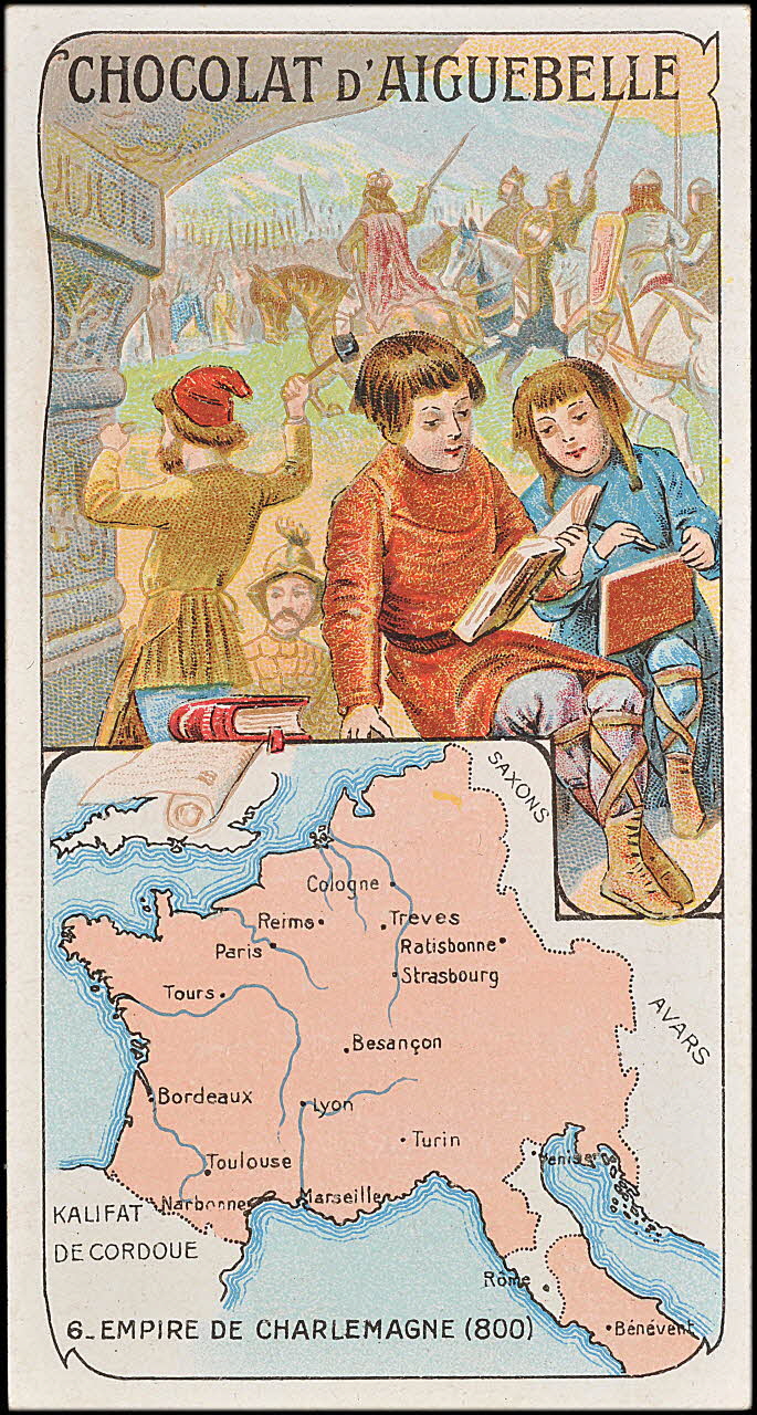 Edition de la Chocolaterie d'Aiguebelle carte réclame chromo 1900 1995.1.3909.6 Photo