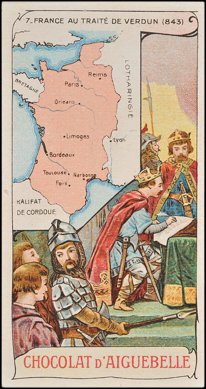 Edition de la Chocolaterie d'Aiguebelle carte réclame chromo 1900 1995.1.3909.7 Photo