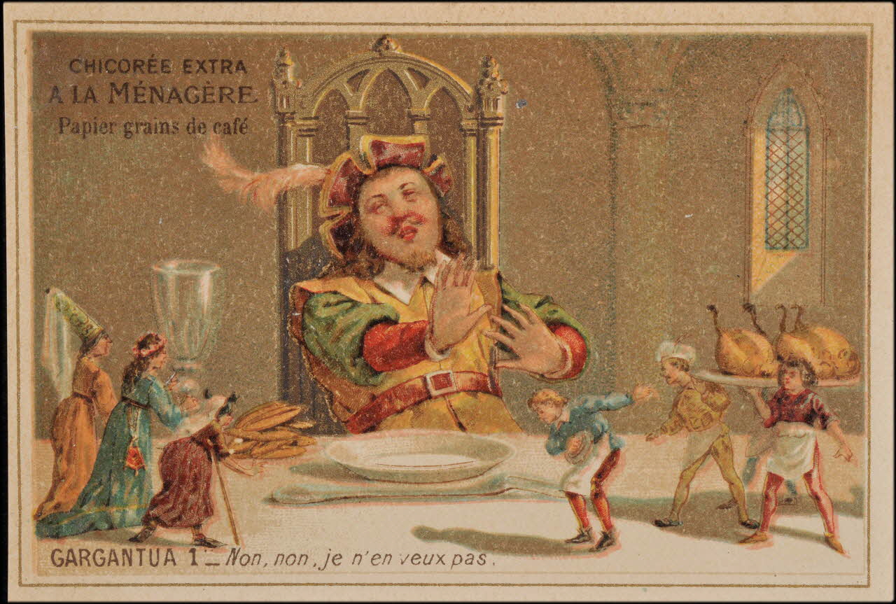 Romanet carte réclame chromo Paris 1900 1995.1.3922.1 Photo