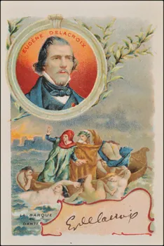 Romanet carte réclame chromo Paris 1822 1995.1.397.6 Photo