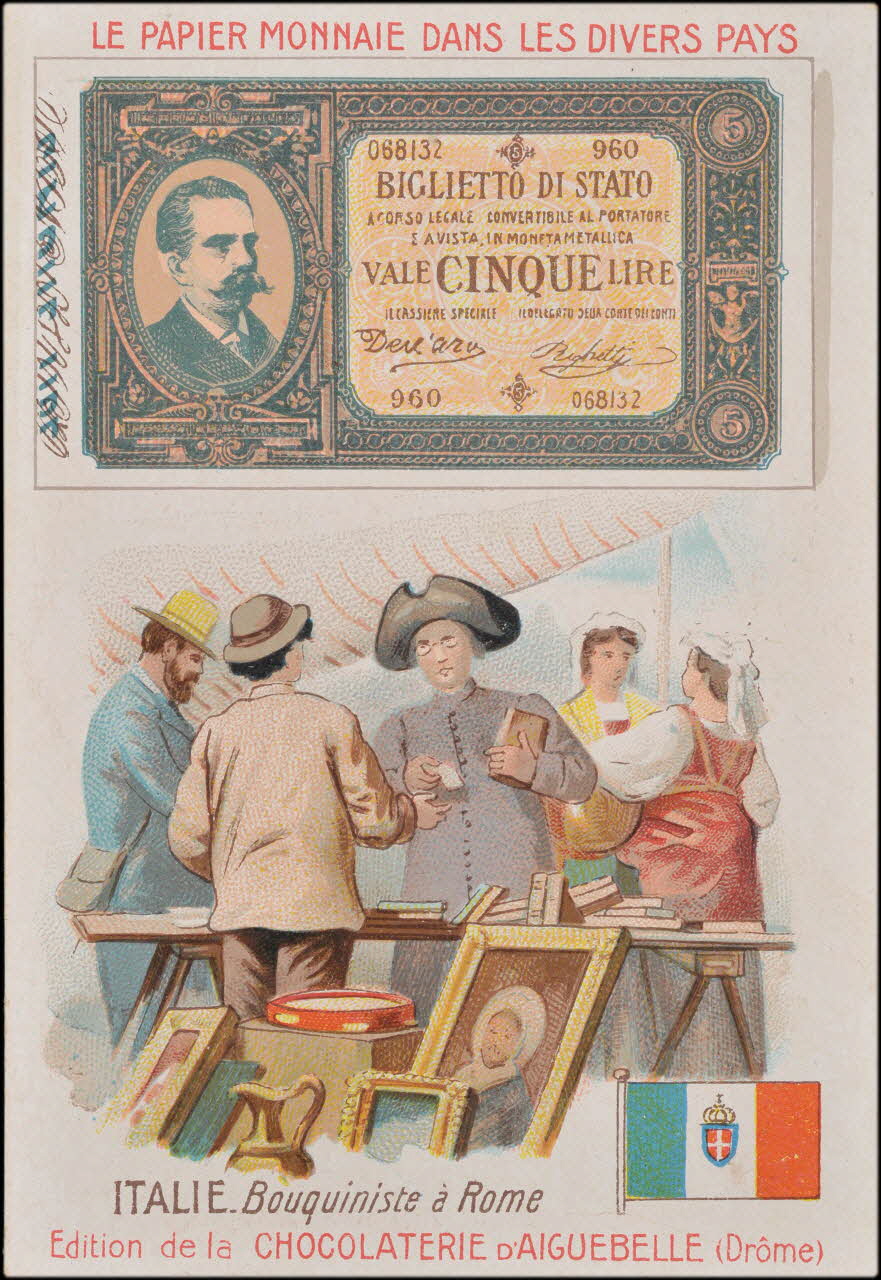 Romanet carte réclame chromo Paris 1900-1907 1995.1.398.11 Photo