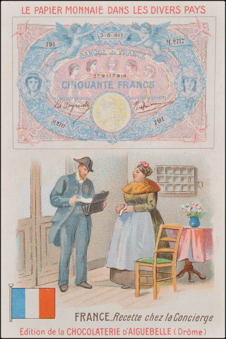 Romanet carte réclame chromo Paris 1900-1907 1995.1.398.9 Photo