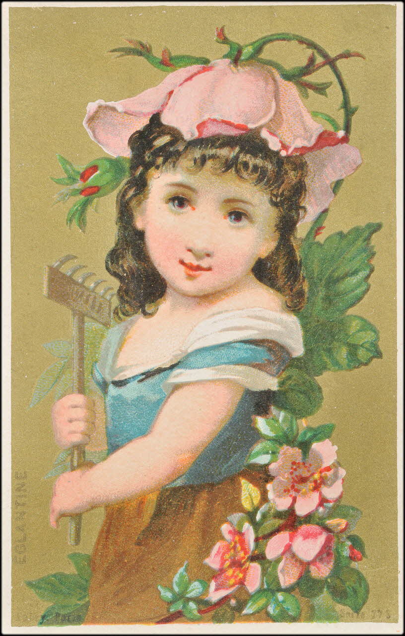 P. Aubry carte réclame chromo Paris 1876-1880 1995.1.4.2 Photo