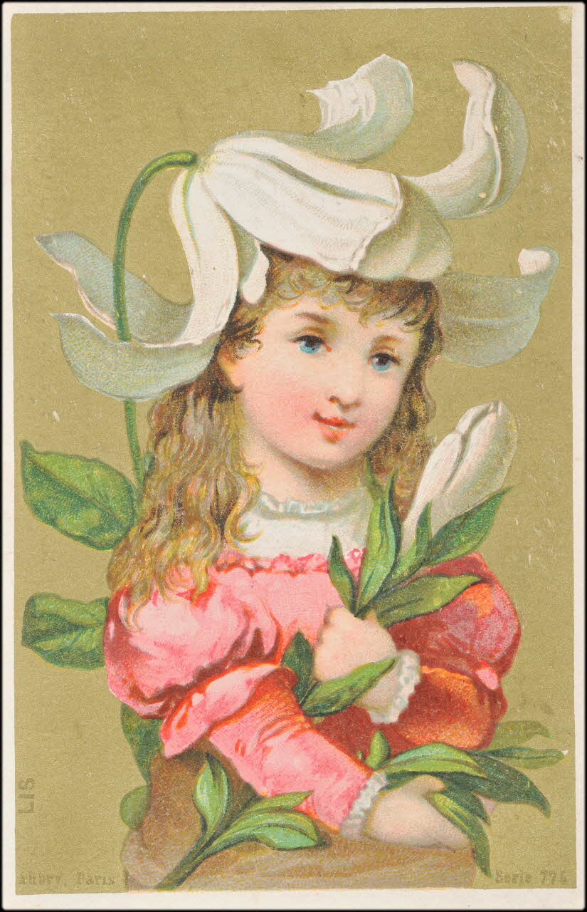 P. Aubry carte réclame chromo Paris 1876-1880 1995.1.4.3 Photo