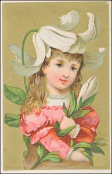 P. Aubry carte réclame chromo Paris 1876-1880 1995.1.4.3 Photo