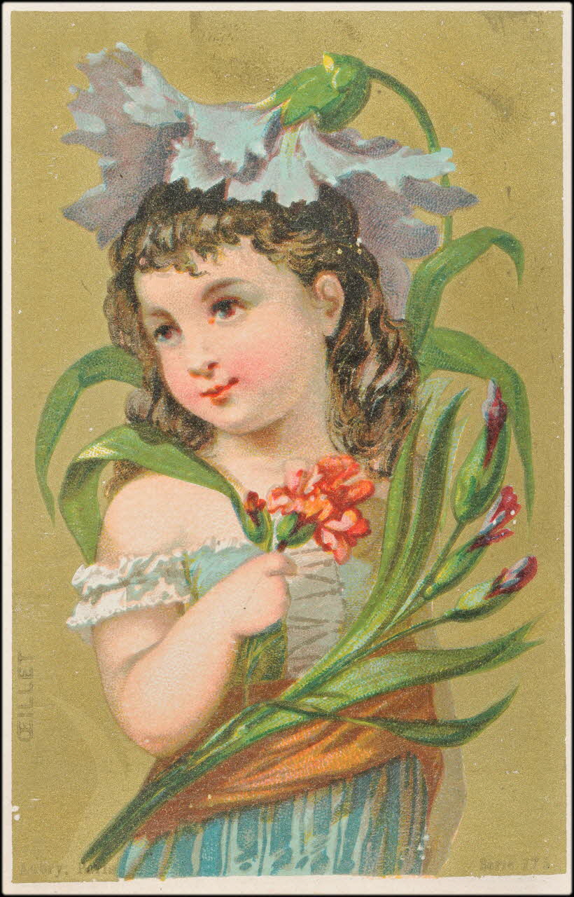 P. Aubry carte réclame chromo Paris 1876-1880 1995.1.4.4 Photo