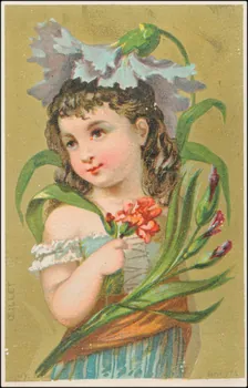 P. Aubry carte réclame chromo Paris 1876-1880 1995.1.4.4 Photo