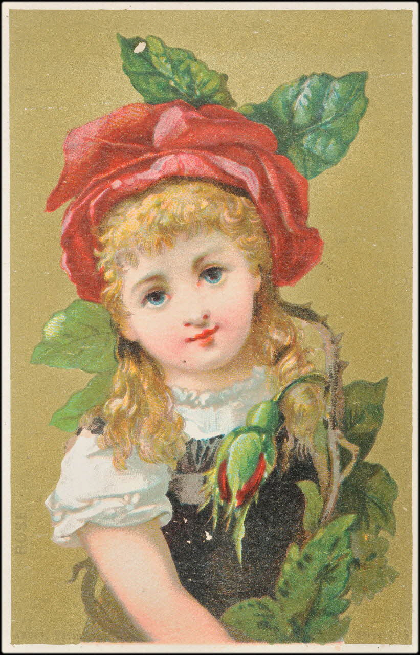 P. Aubry carte réclame chromo Paris 1876-1880 1995.1.4.6 Photo