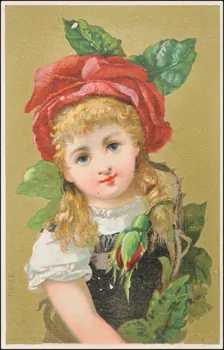 P. Aubry carte réclame chromo Paris 1876-1880 1995.1.4.6 Photo
