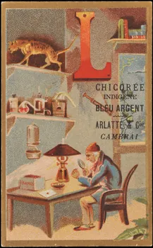 Romanet carte réclame chromo Paris 1877-1907 1995.1.406.1 Photo