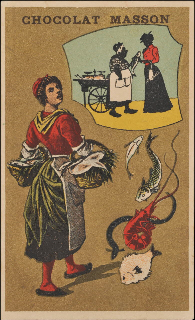 Romanet carte réclame chromo Paris 1877-1907 1995.1.409.12 Photo