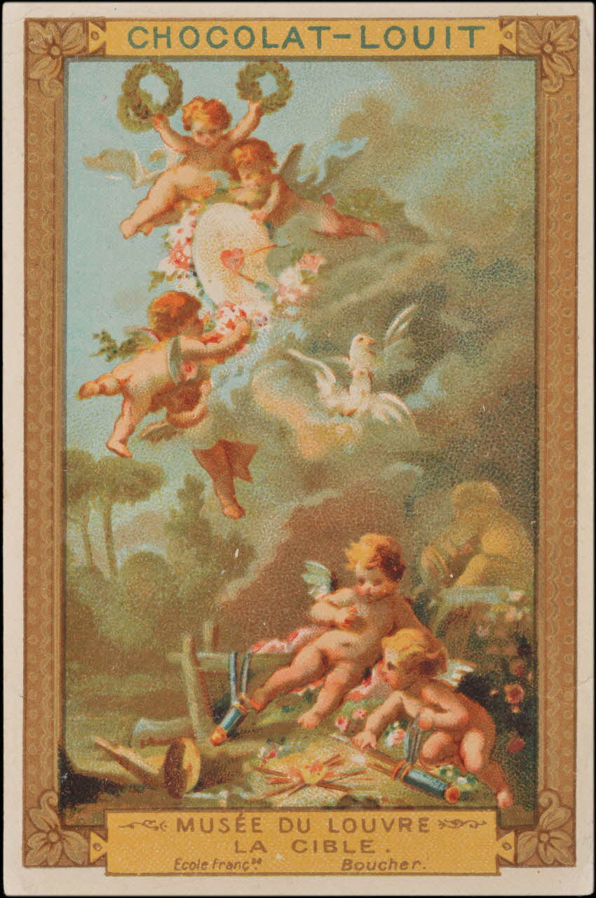 François Boucher ; Romanet carte réclame chromo Paris 1877-1907 1995.1.413.11 Photo