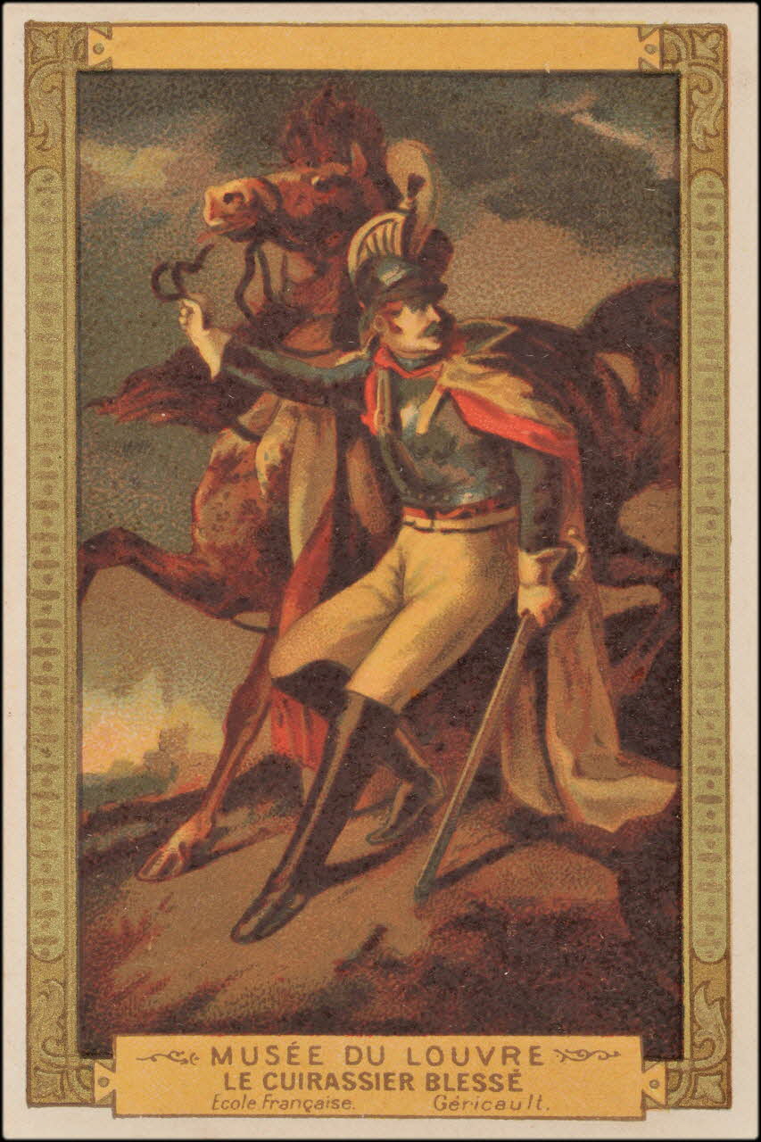 Théodore Géricault ; Romanet carte réclame chromo Paris 1877-1907 1995.1.413.15 Photo