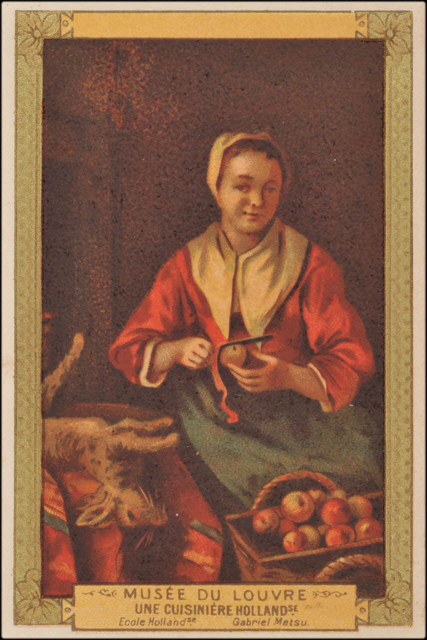 Metsu Gabriel ; Romanet carte réclame chromo Paris 1877-1907 1995.1.413.16 Photo