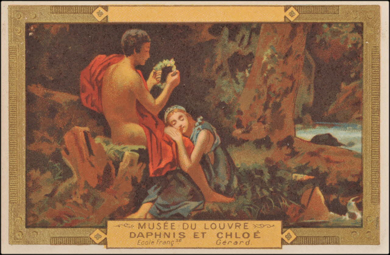 Gérard François ; Romanet carte réclame chromo Paris 1877-1907 1995.1.413.19 Photo