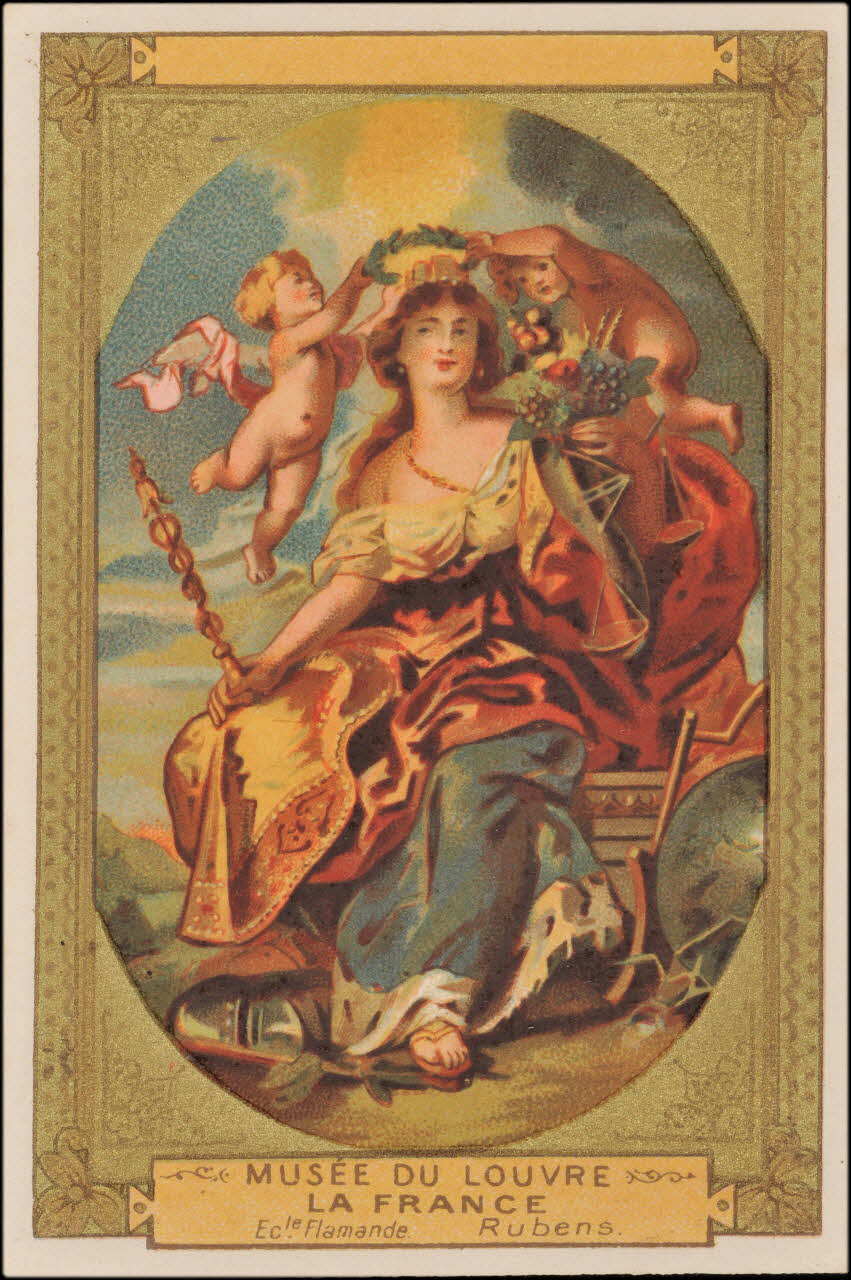 Pierre Paul Rubens ; Romanet carte réclame chromo Paris 1877-1907 1995.1.413.26 Photo