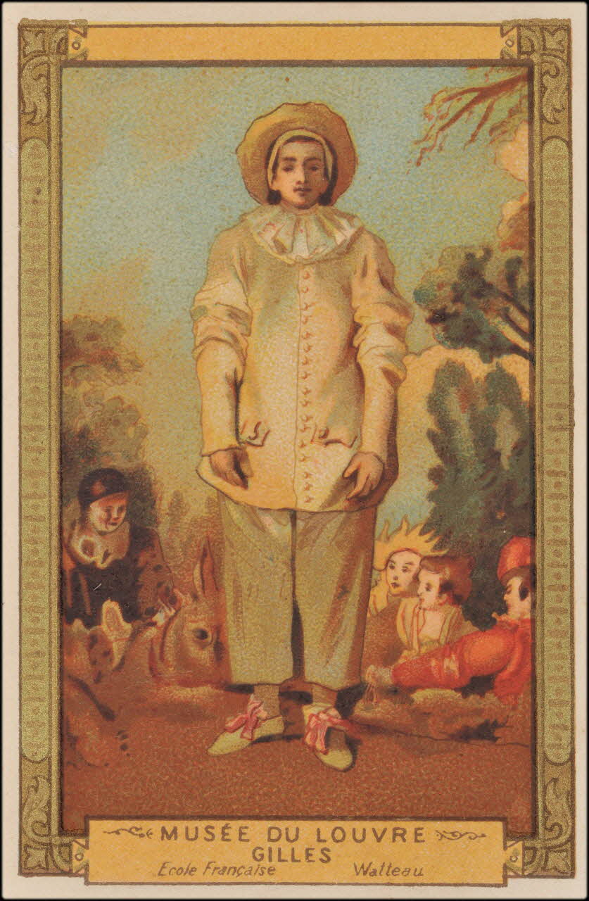 Watteau Antoine ; Romanet carte réclame chromo Paris 1877-1907 1995.1.413.29 Photo