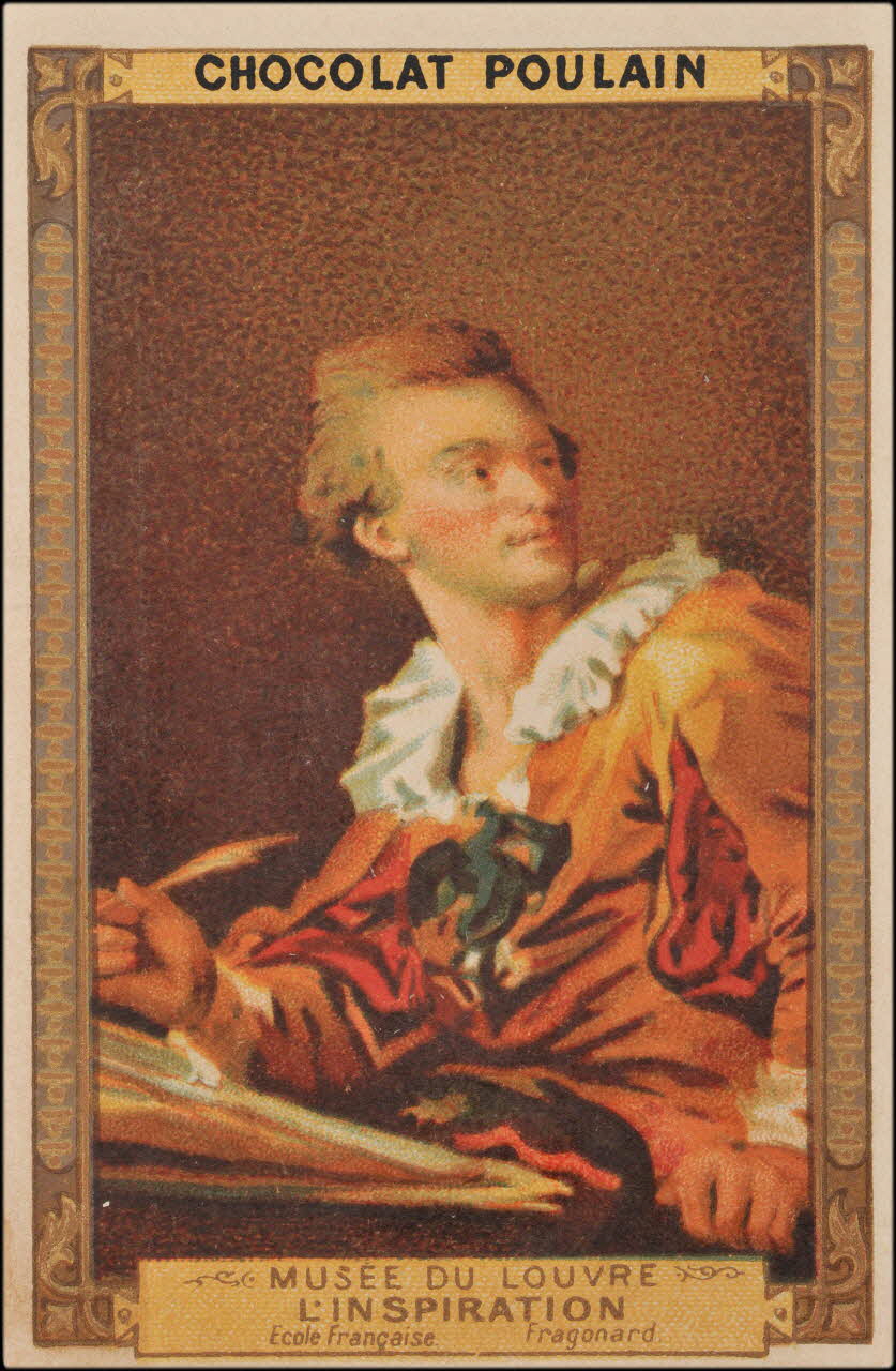 Jean-Honoré Fragonard ; Romanet carte réclame chromo Paris 1877-1907 1995.1.413.35 Photo